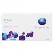 mesačné šošovky Biofinity Toric